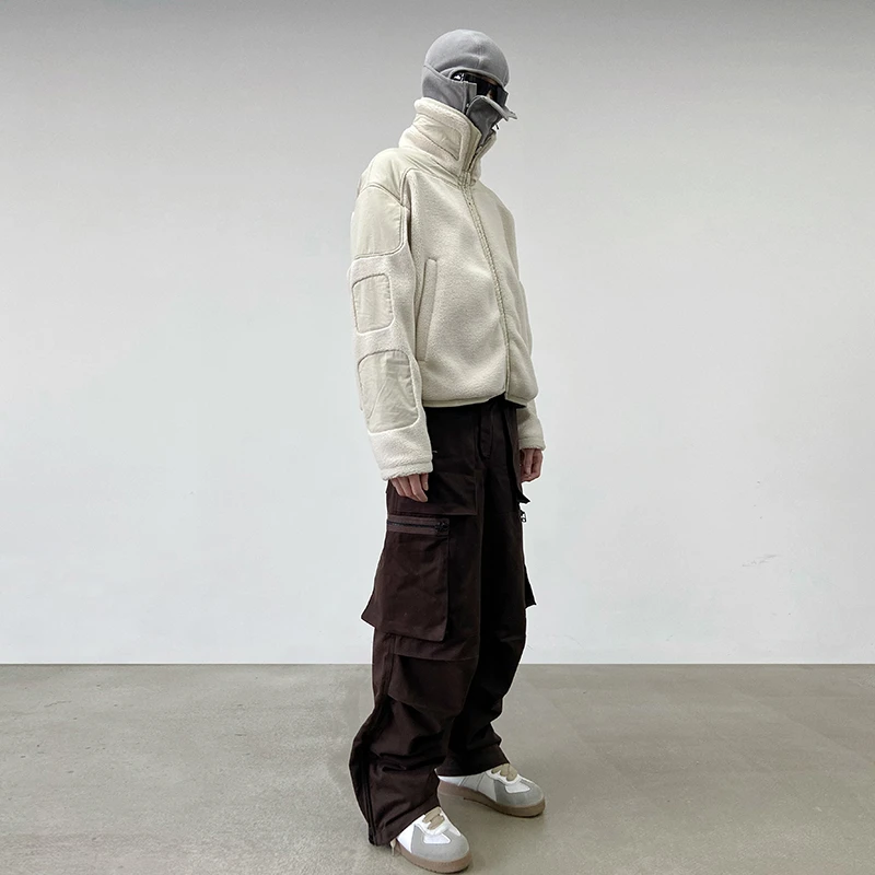 官方直营Epide Prefab阔腿拉链魔术贴多口袋大口袋藏雷炮弹工装裤