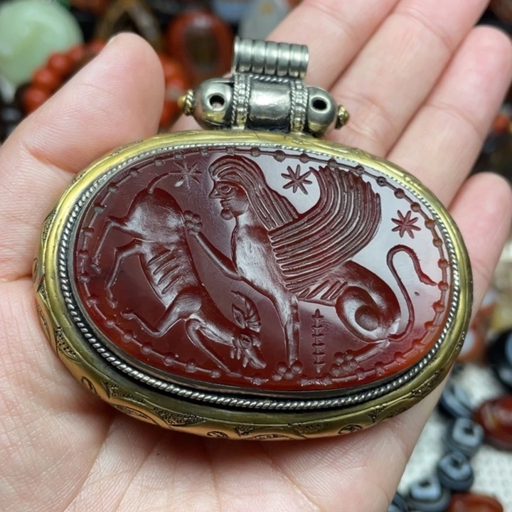 玛瑙/玉髓未镶嵌颈饰