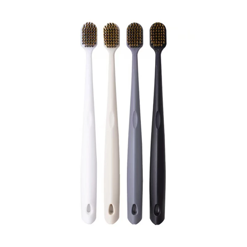 四赠品 软毛宽头牙刷家用清洁口腔舒适便携适合成人使用