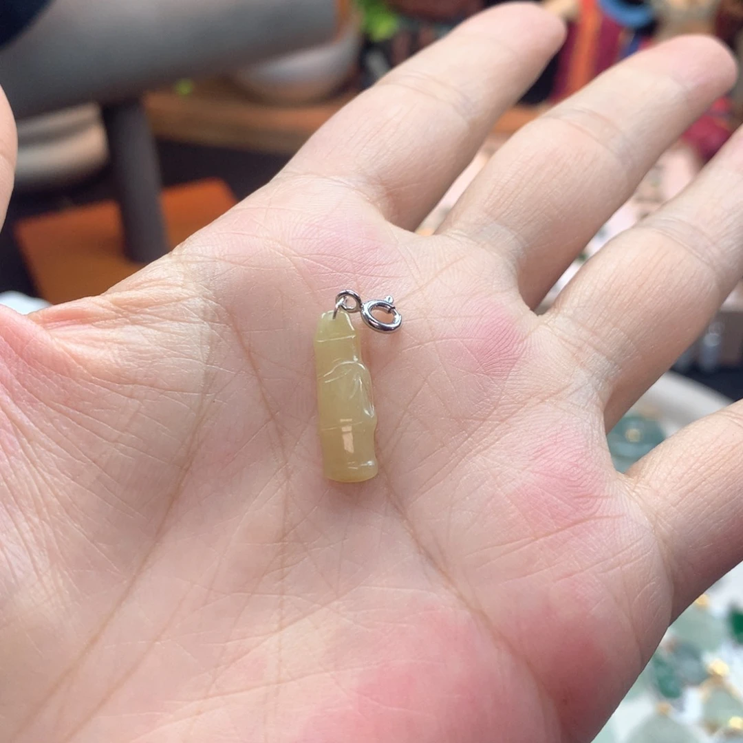 颈饰银S925镶嵌翡翠L*