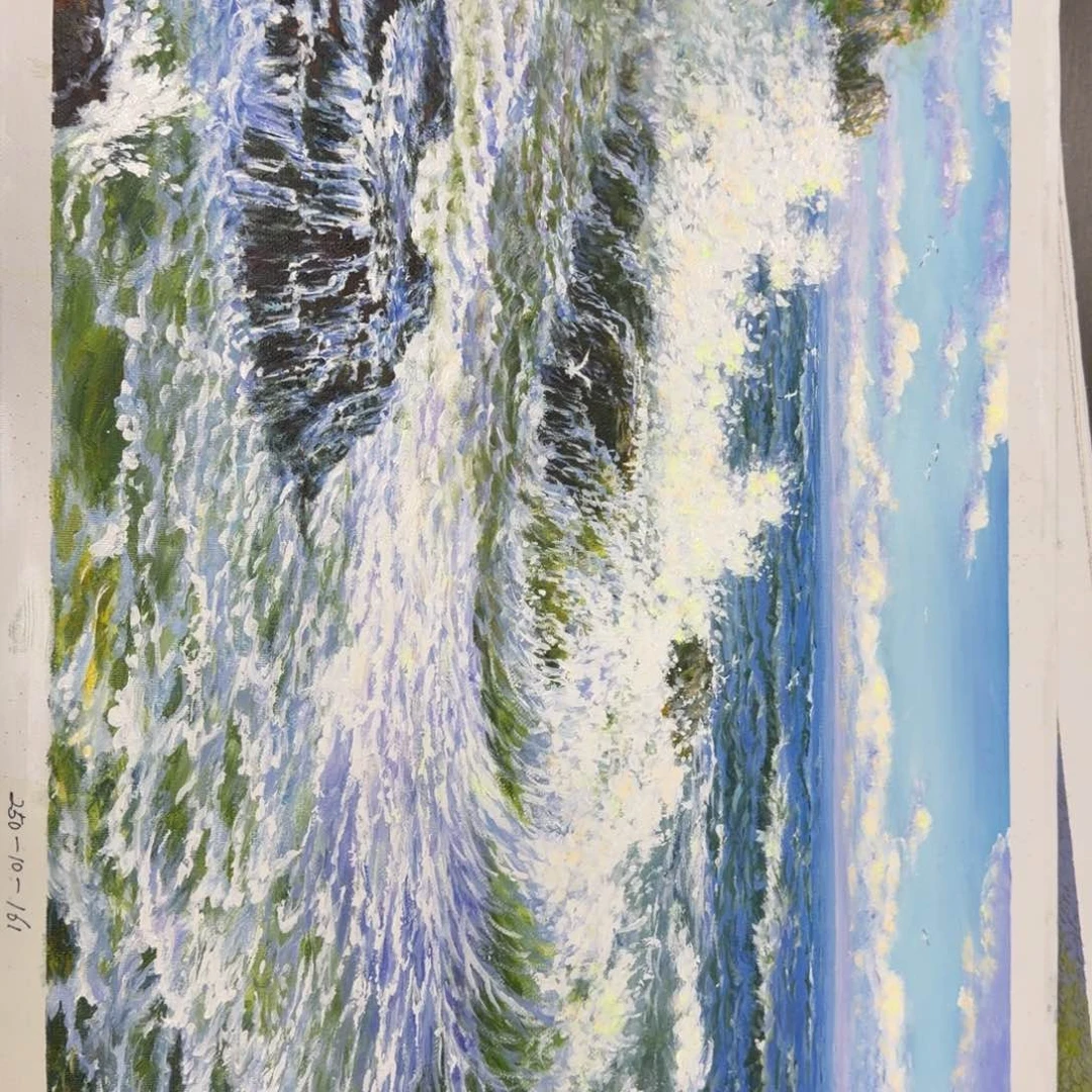 油画在哪呢现在忙不呢