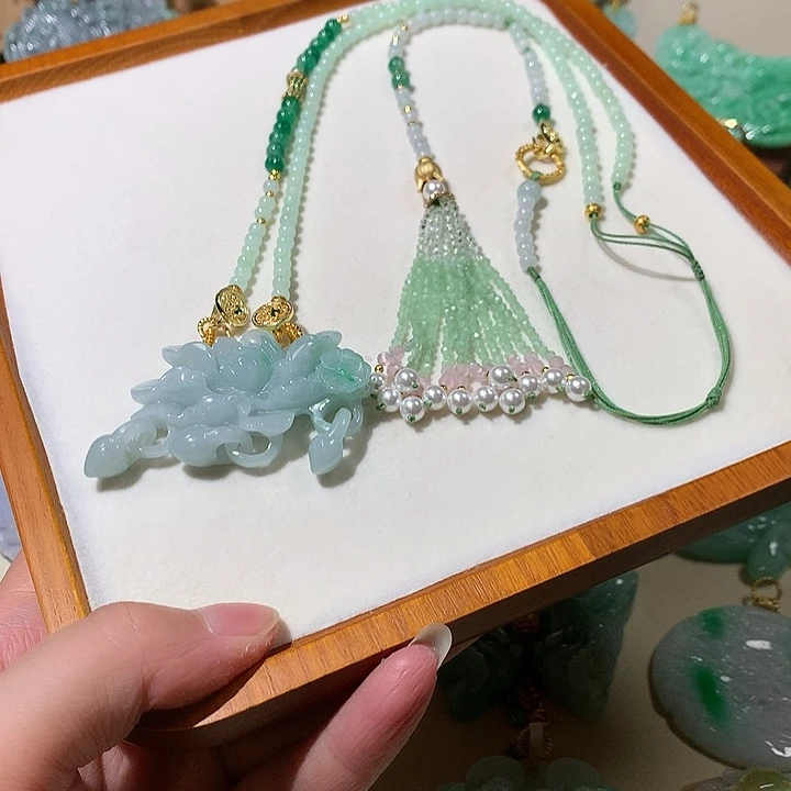 颈饰未镶嵌翡翠翡翠吊坠