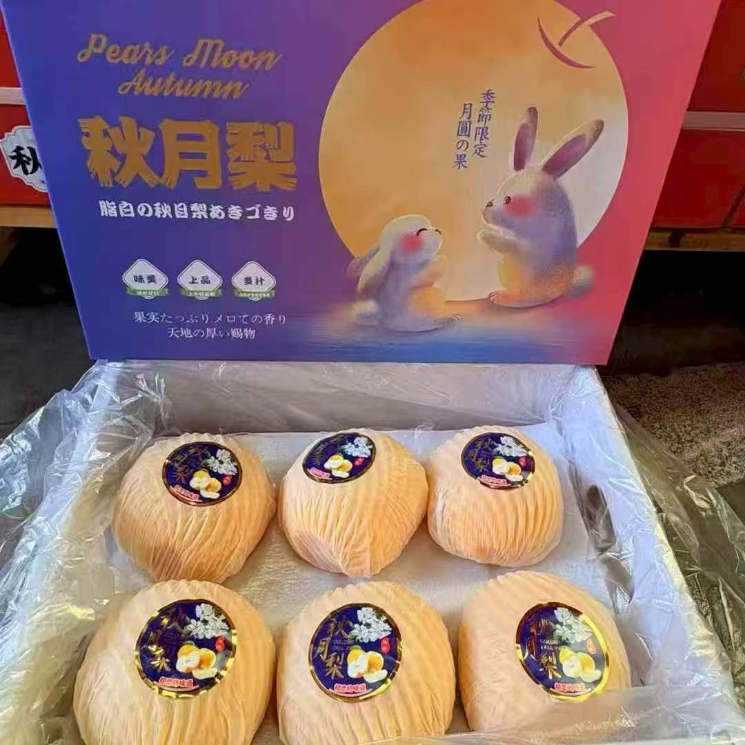 羊脂秋月梨礼盒装净重3.5斤/6粒/盒当季新鲜水果梨 顺/京