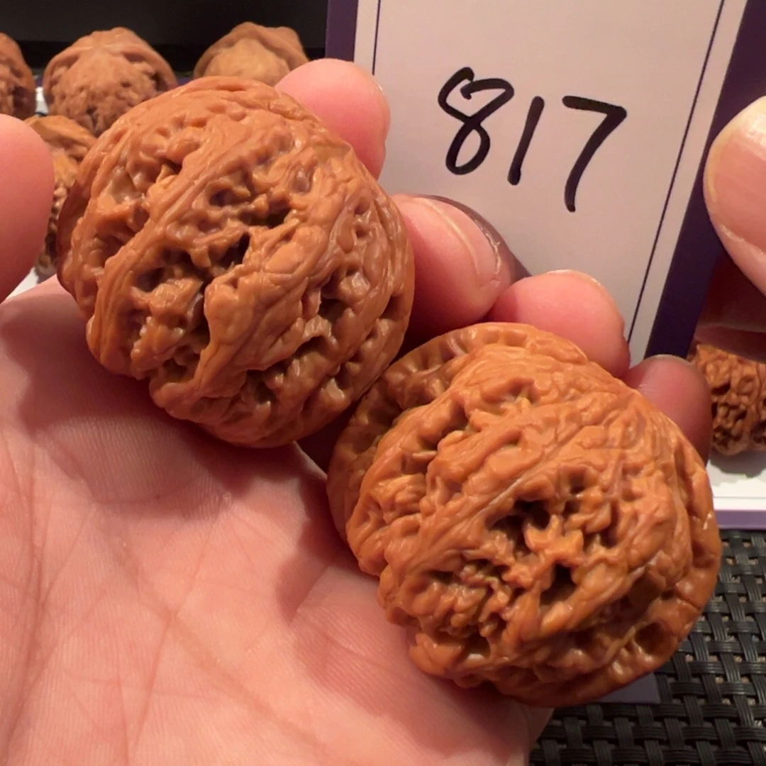 文玩核桃把件全品球筋40尺寸817号