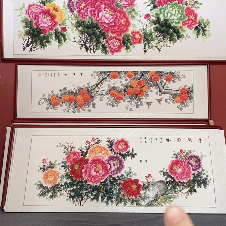 国画215*85尺寸带框包邮送到家