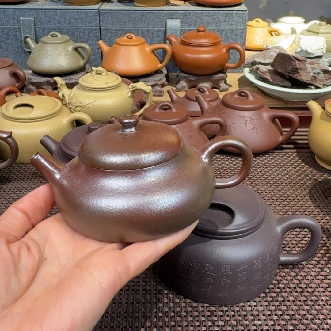 紫泥茶壶天青150毫升左右