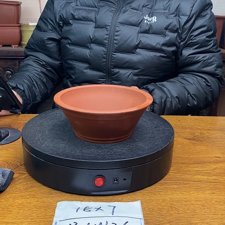 紫砂花盆货号一只XW36