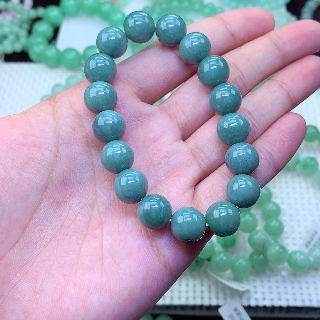 翡翠未镶嵌毛衣链