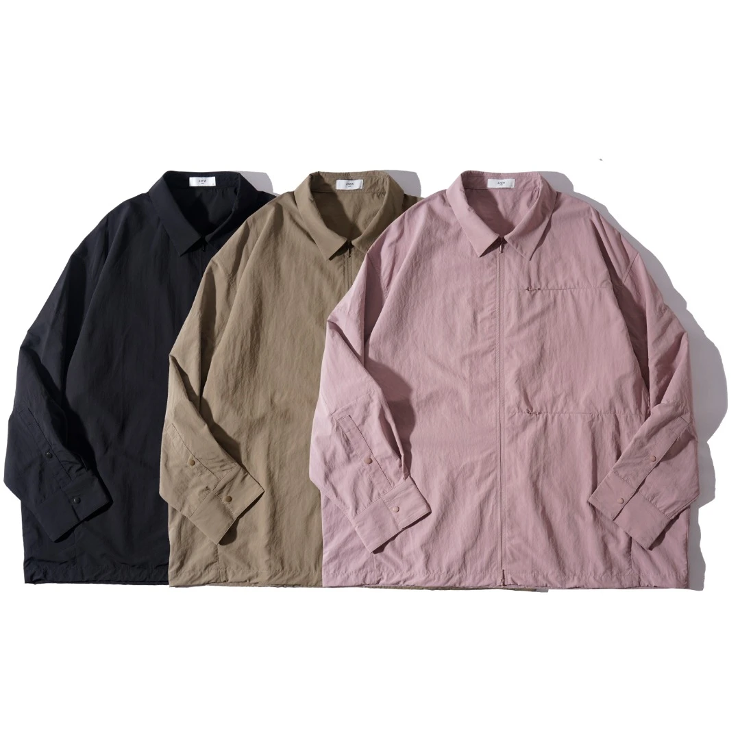 《特工思维》多口袋设计 时装感宽松长袖衬衫外套 1537