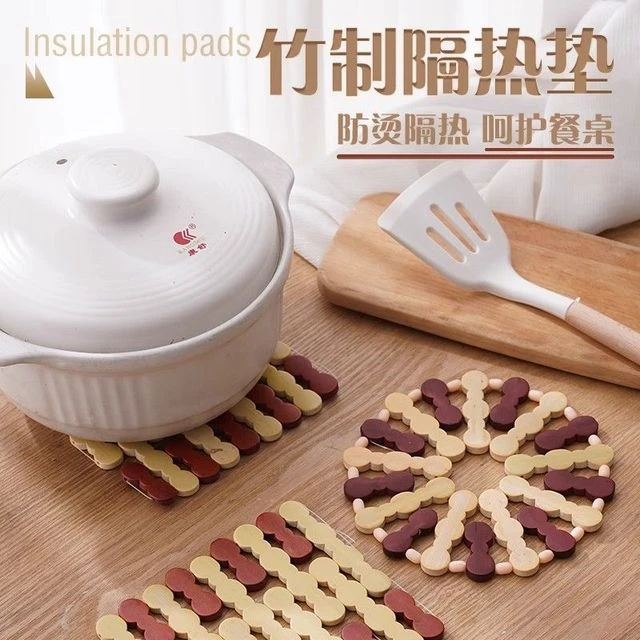 【竹子制作】隔热垫家用餐桌垫竹垫子碗垫桌垫锅垫防烫垫杯垫盘垫