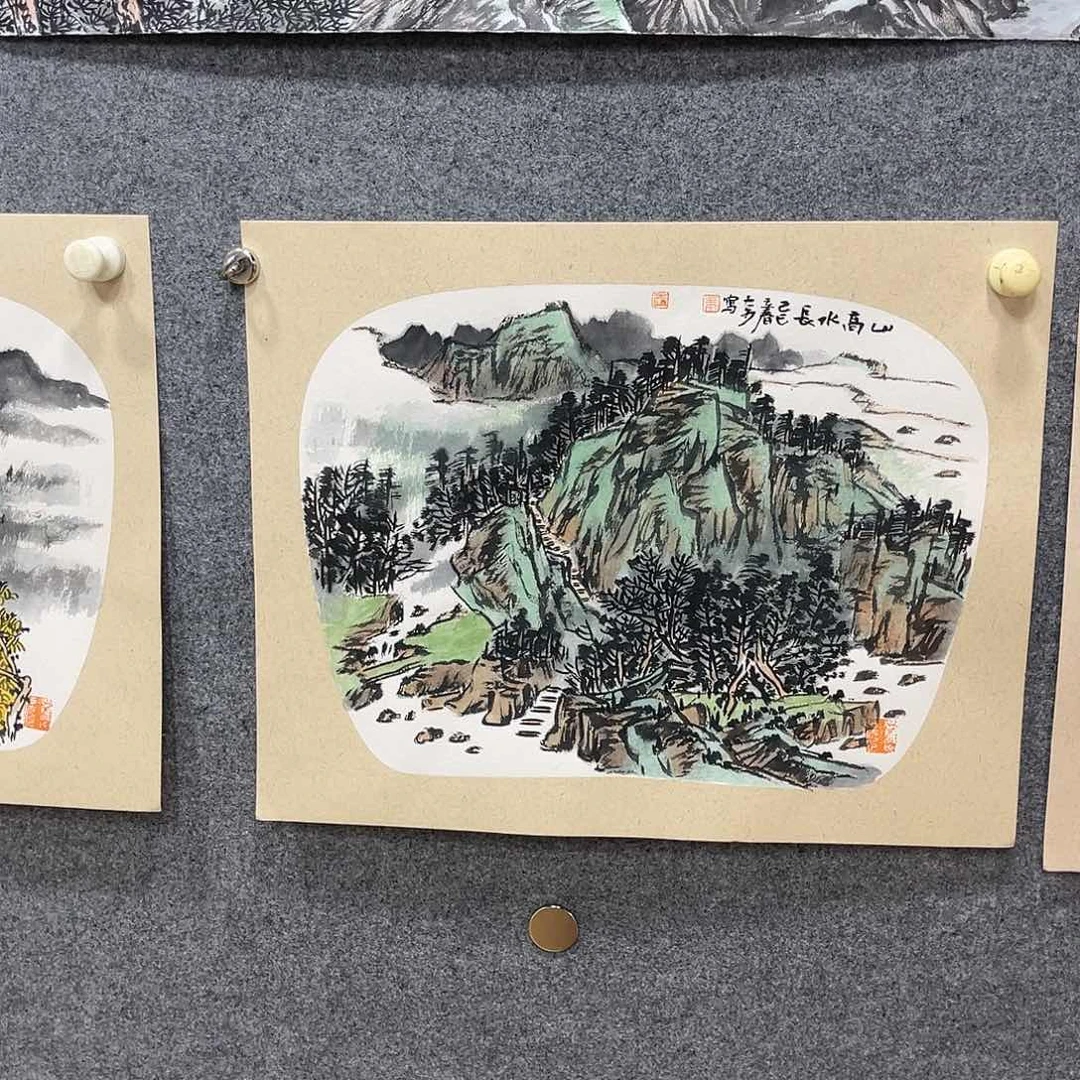 粟*姜奇老师山水作品