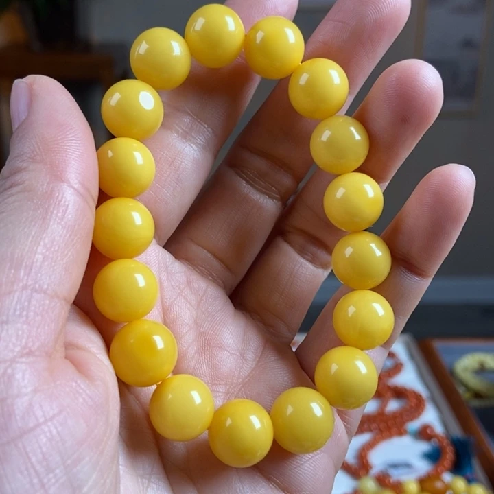琥珀手链未镶嵌蜜蜡手串12
