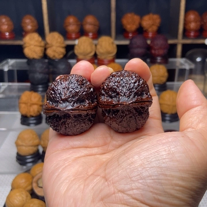 吊坠文玩核桃43卧龙凤楚