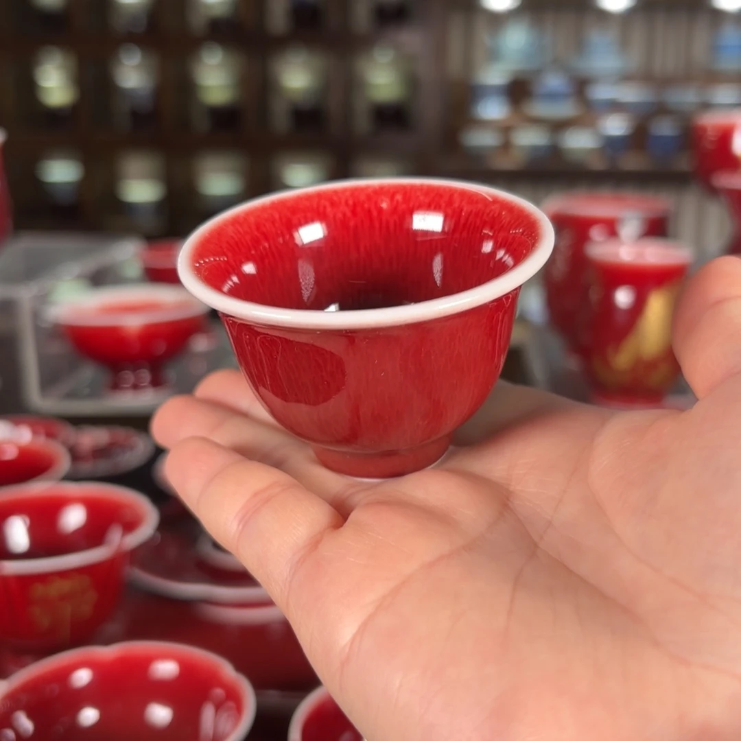 杯子景德镇高温原矿杯