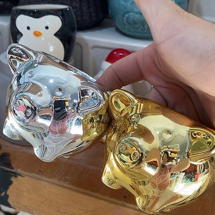 摆件陶盆有孔 瑕疵介意勿拍