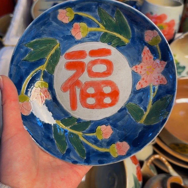 瓷片景德镇陶瓷手工手绘