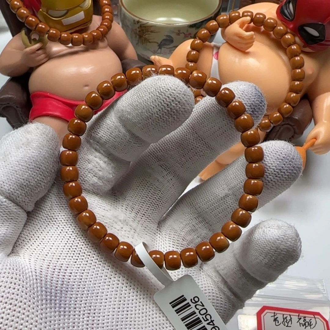 .***／手串/手链橄榄核老挝核尖单圈6.3