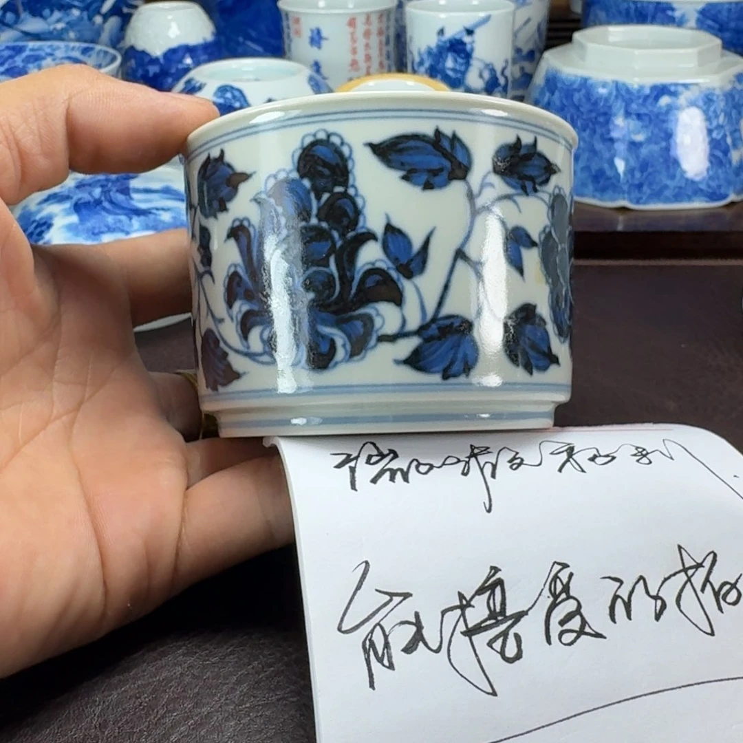 瓷片当代景德镇陶瓷手绘茶具