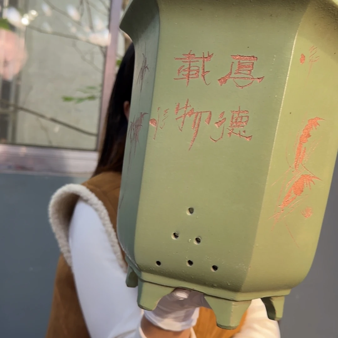 紫砂花盆紫砂口径19