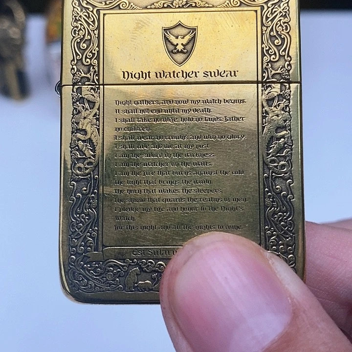 ༊****黄铜时刻经雕工艺品牌