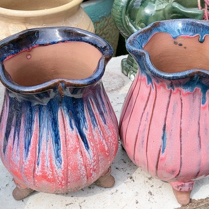 紫砂花盆瑕疵14.19花盆