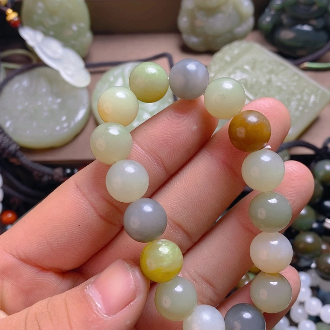 未镶嵌手链和田玉（糖玉）