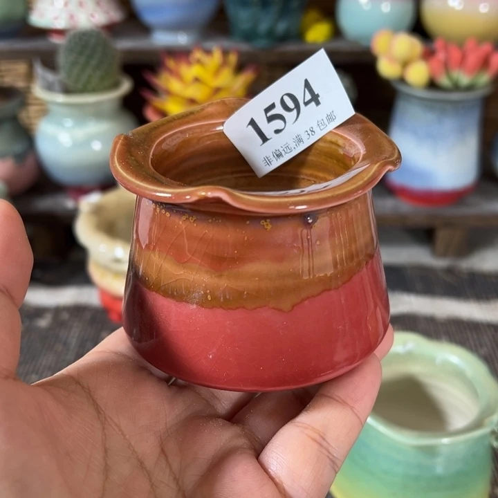 口5 手工花盆满30包邮