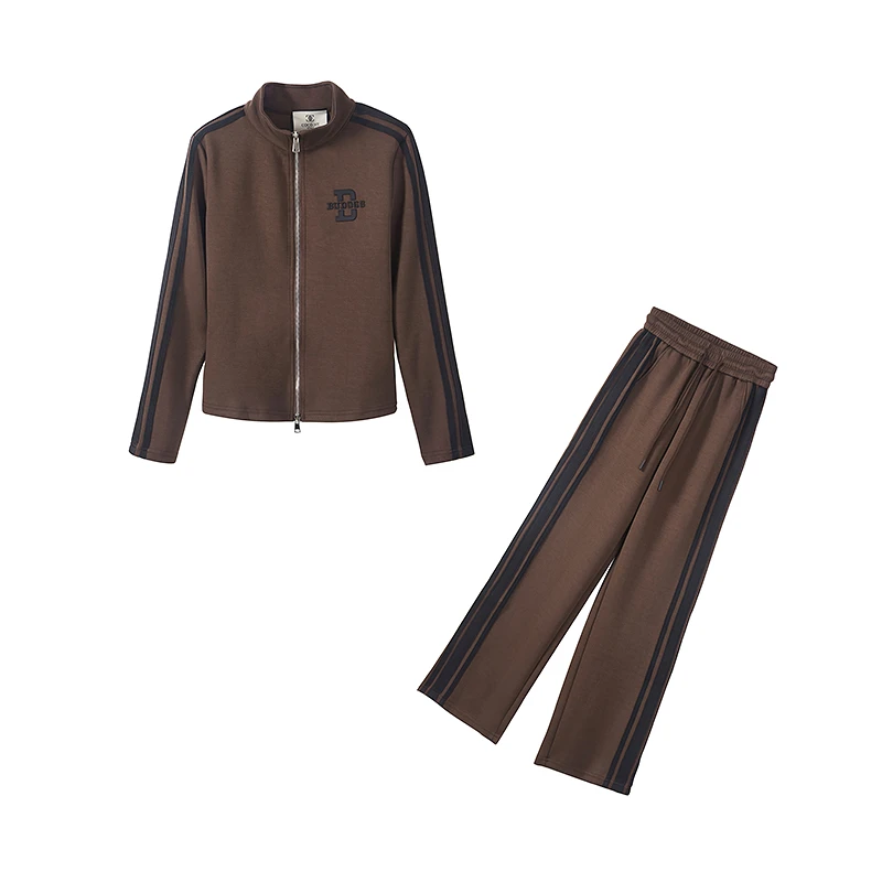 编号【39】2025春季新款潮奢美拉德色系休闲百搭时尚运动套装-1104