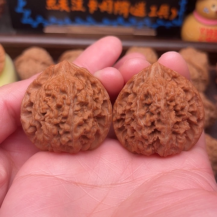 吊坠文玩核桃满天星38全