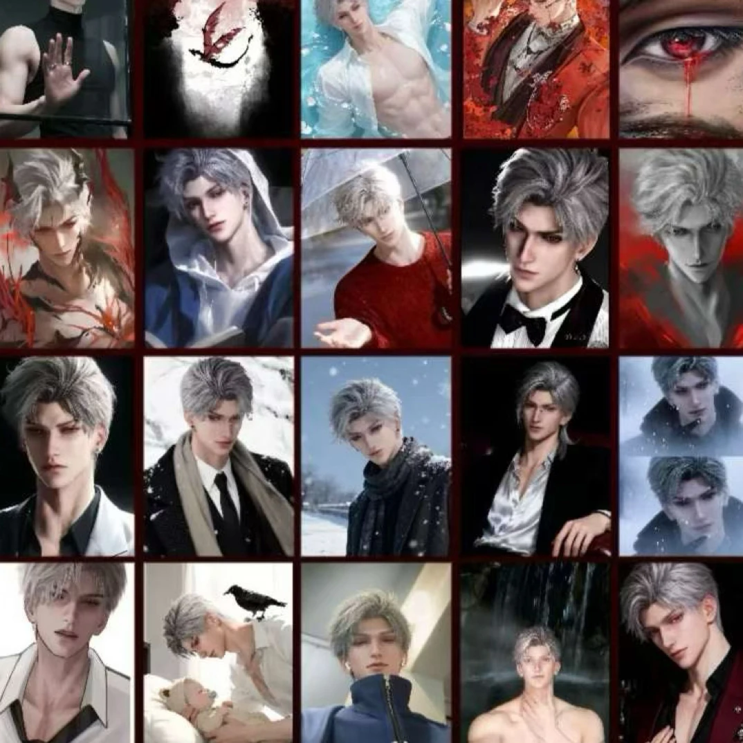 恋与深空二创周边XOXO文创恋与深空《娇妻拥入怀》明信片双面