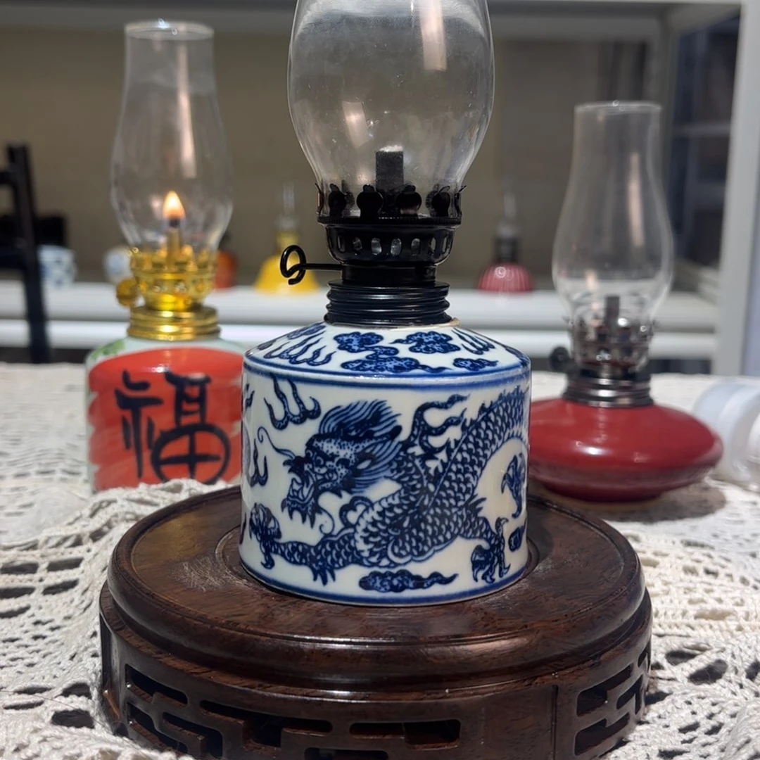 摆件景德镇陶瓷香薰灯