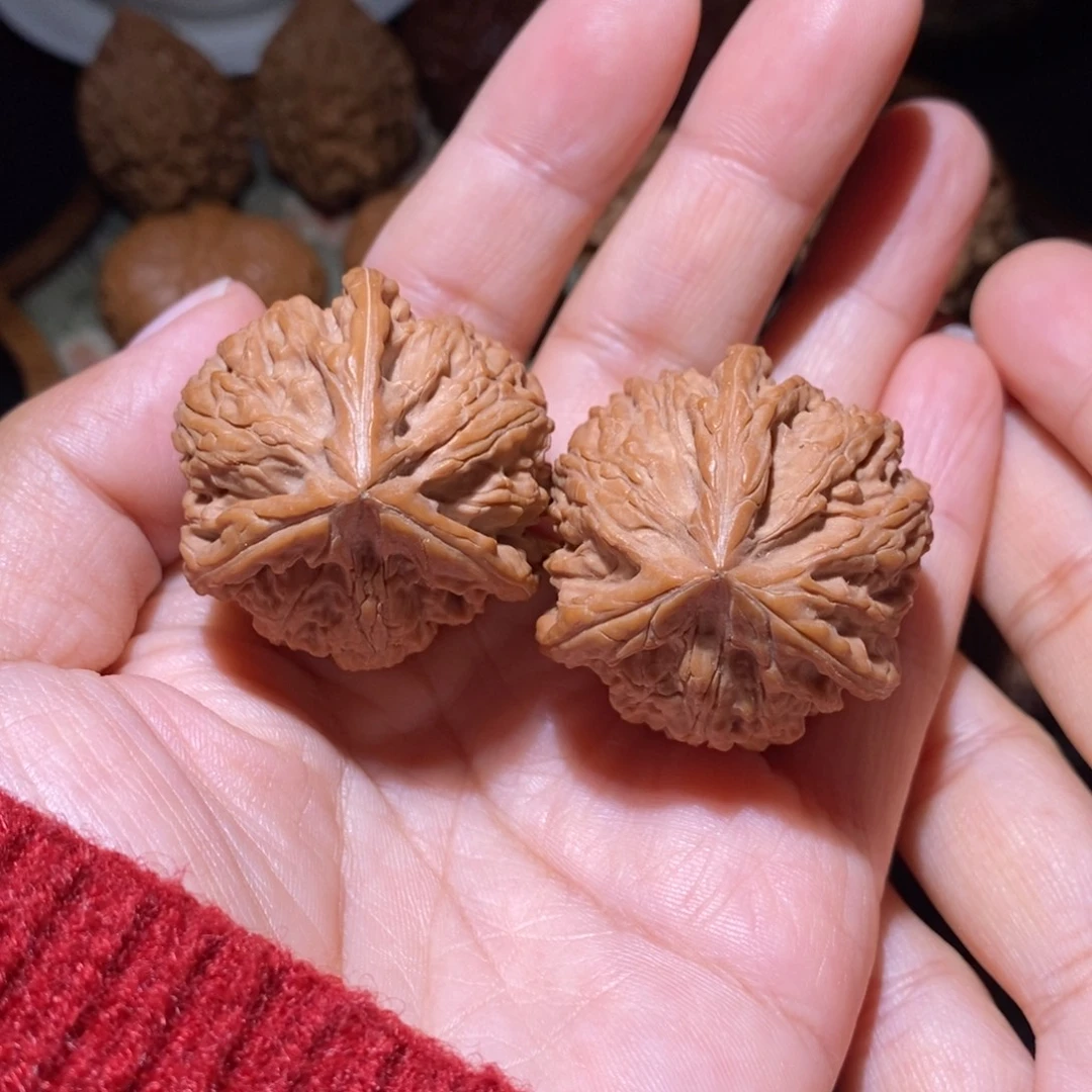 文玩核桃把件36文山三棱