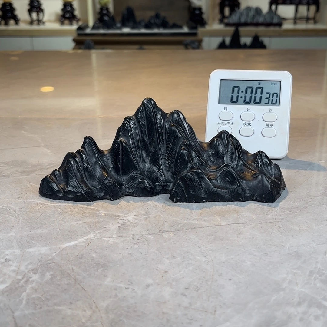 青***郎灵璧石手工雕刻奇石摆件