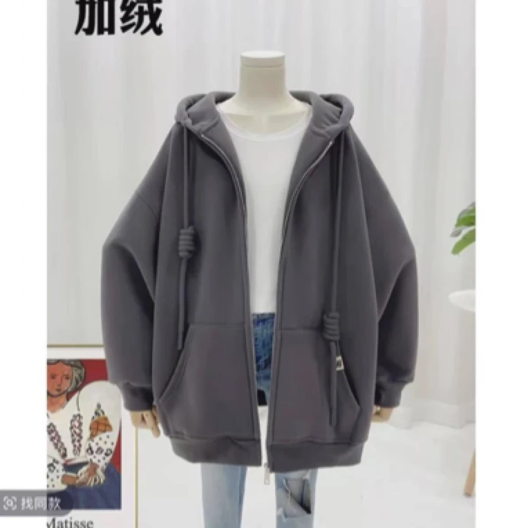 新款宽松连帽时尚外套