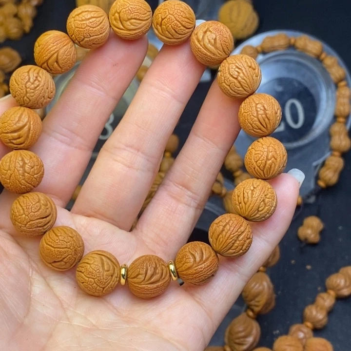 桃核吊坠秦岭龙纹桃核13尺寸