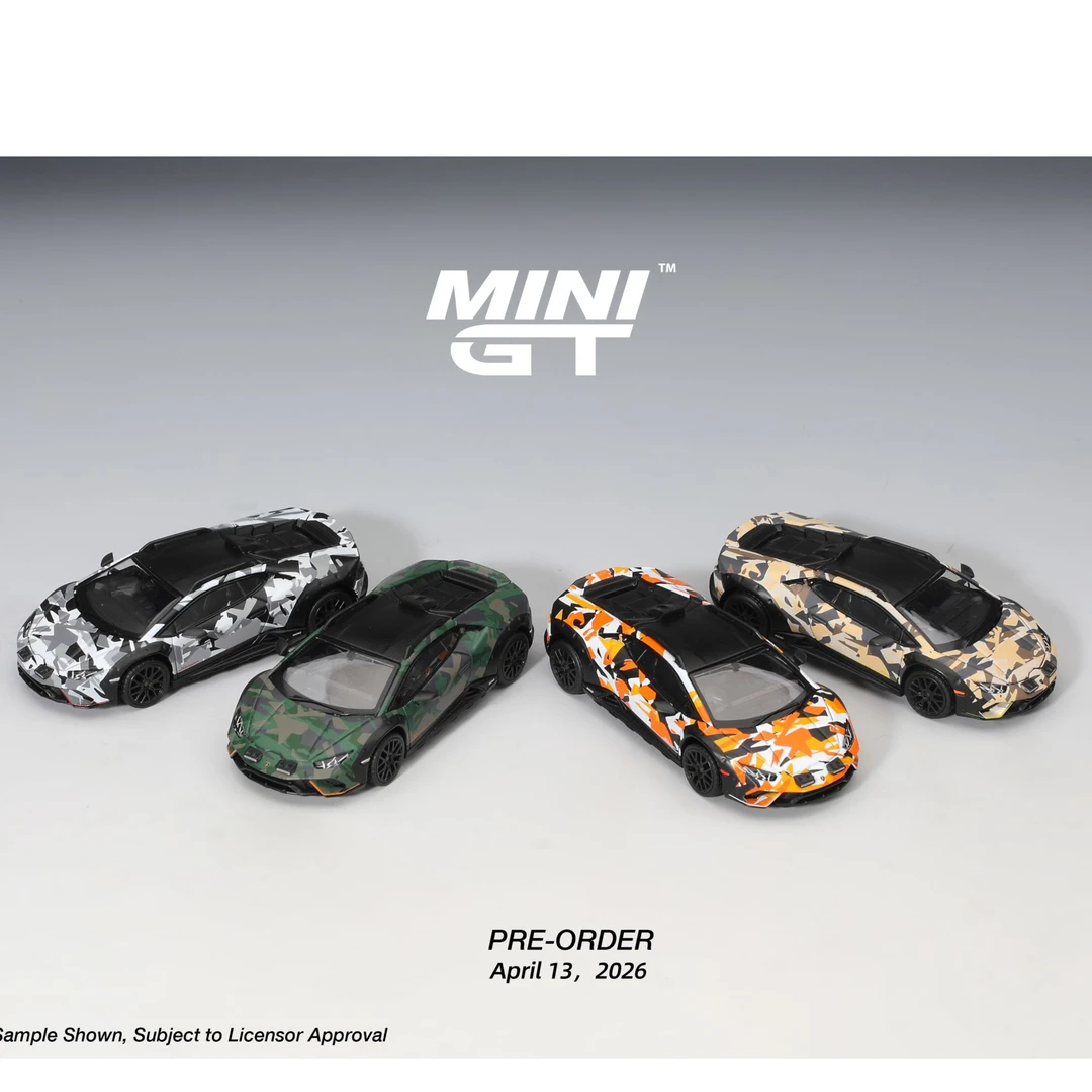 【现货】MINIGT 1:64 S0026 兰博基尼 套装 合金汽车模型