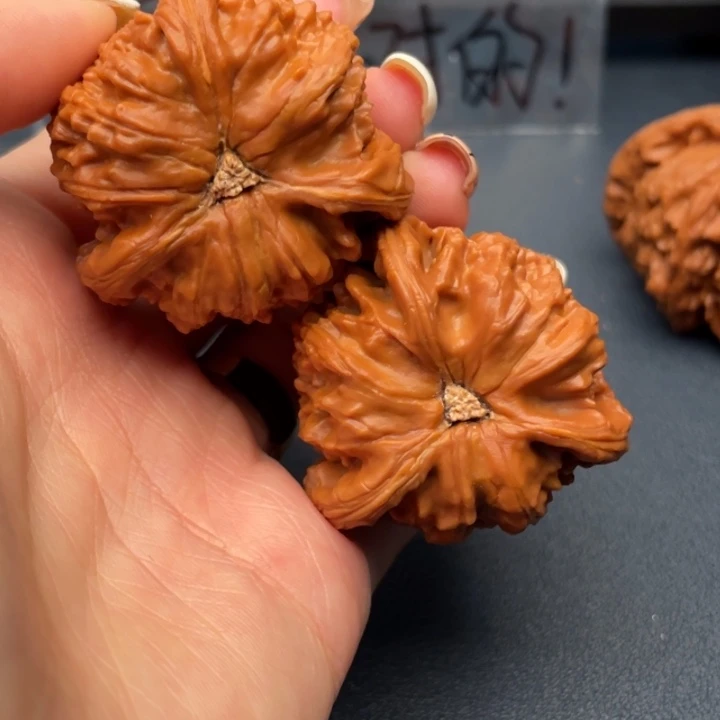 早***剧文玩核桃吊坠白狮子