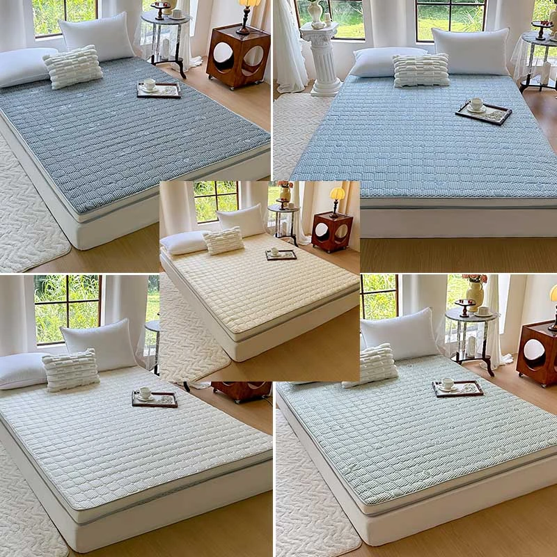 定制款针织乳胶立体床垫记忆棉垫子褥子家用榻榻米学生宿舍软垫
