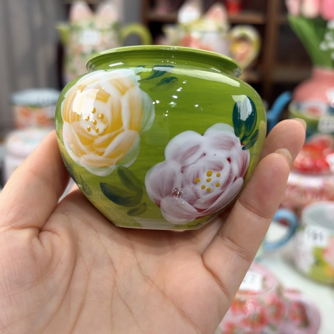 景德镇手绘高温釉下彩陶瓷茶具
