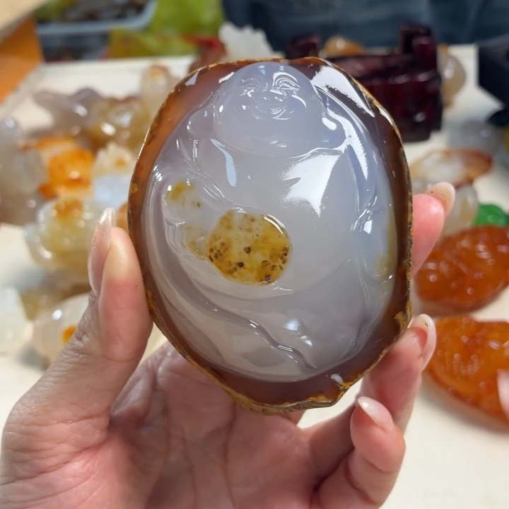 玛瑙/玉髓未镶嵌吊坠(不含链)