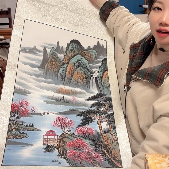 国画手绘作品欣赏42