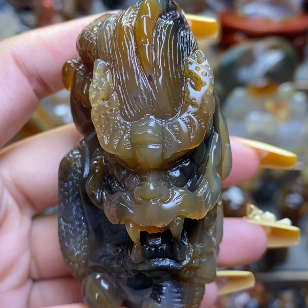 玛瑙/玉髓把件未镶嵌