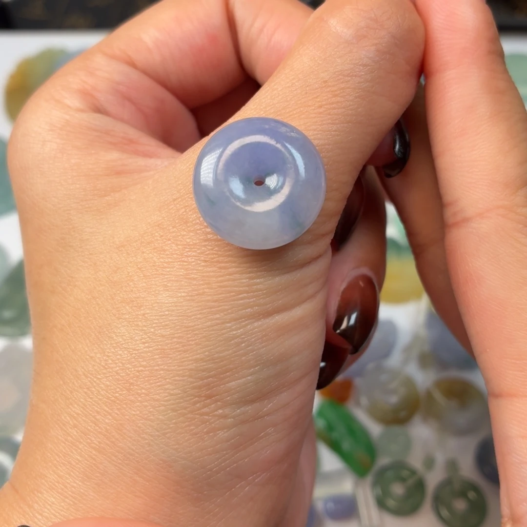 定制翡翠未镶嵌平安扣