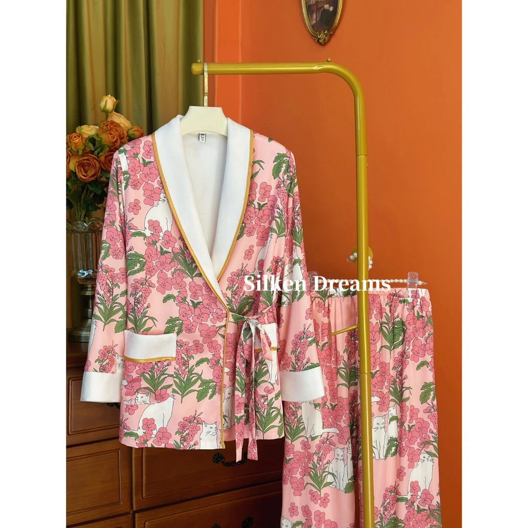 【冬季新款 | 柏林花事】冬季可爱海岛绒厚款睡衣可外穿家居服套装6