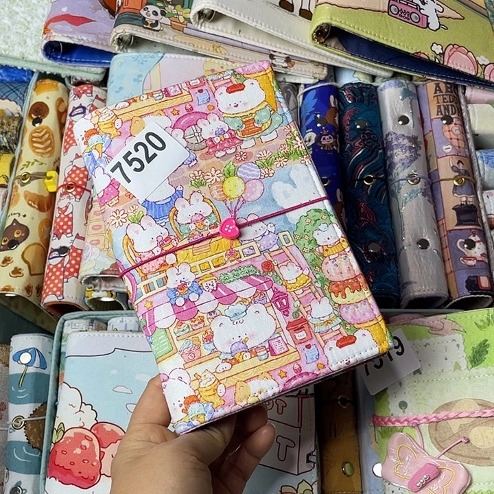 织绣A6 活页不加纸7520