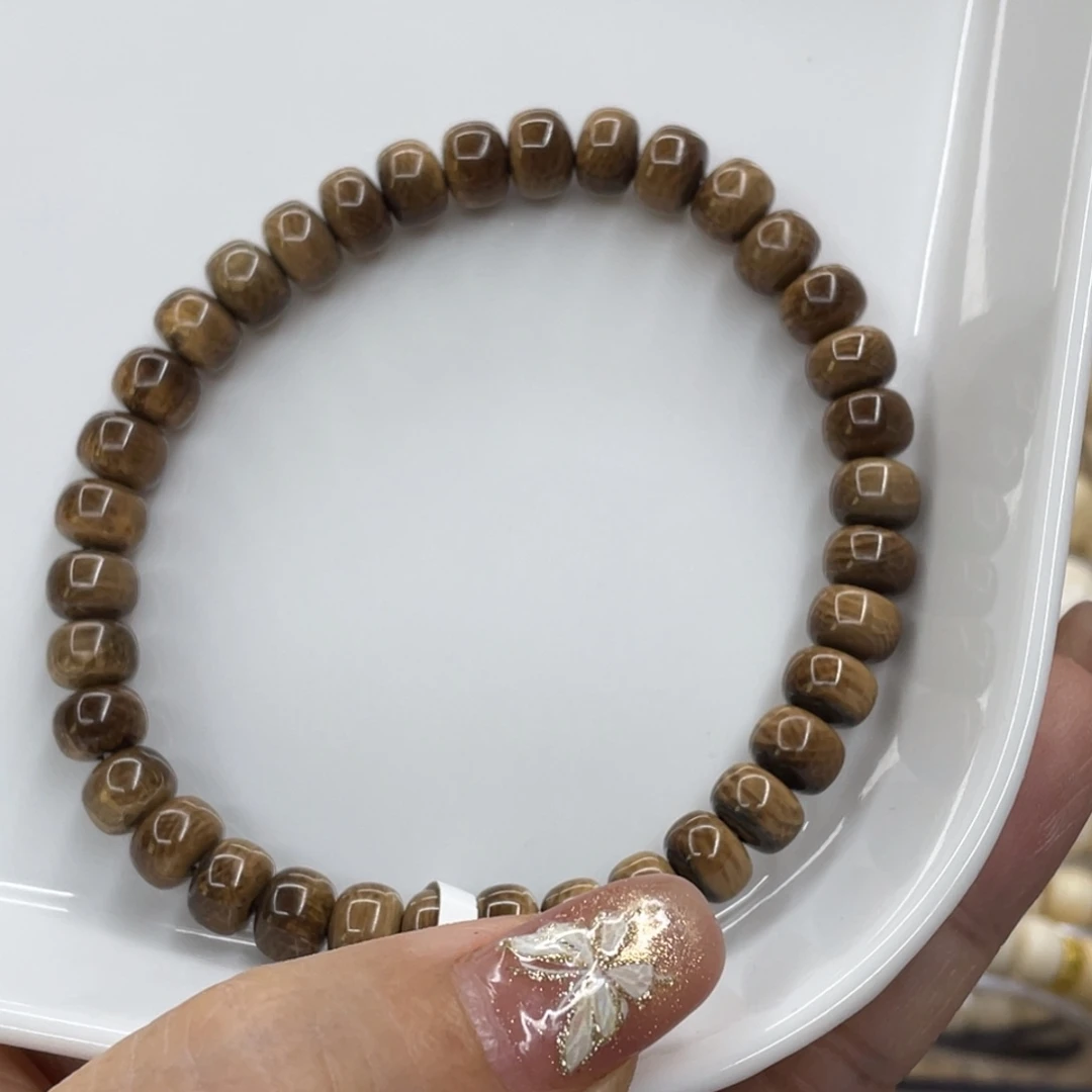 猛犸象牙手串/手链/手镯5✖️7深咖满纹