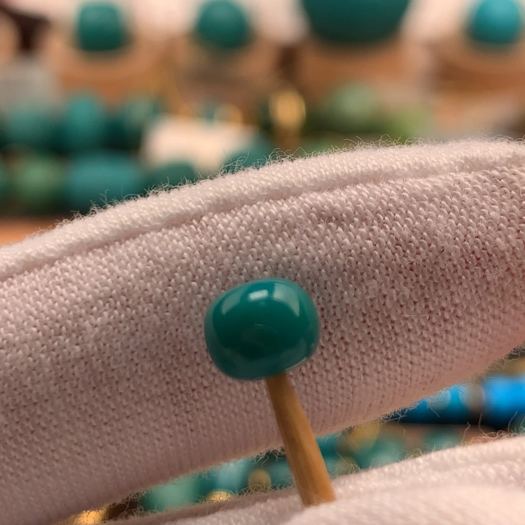 绿松石未镶嵌绿松石6.3mm