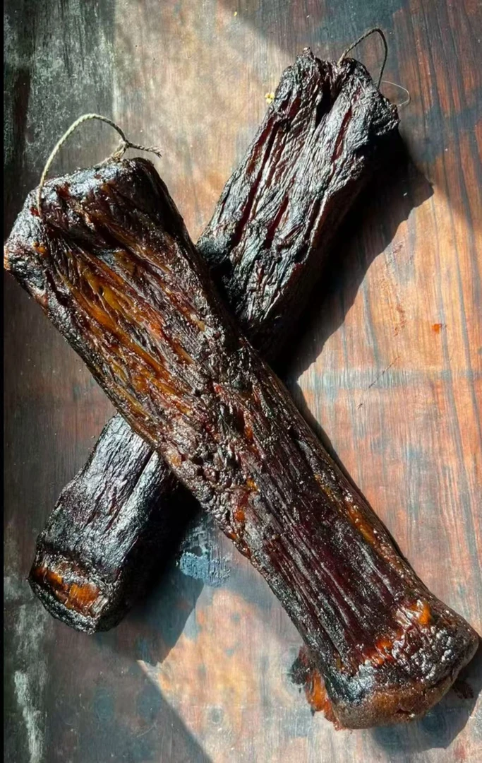 贵州遵义农家柏香丫烟熏五花水晶腊肉【一物一拍】