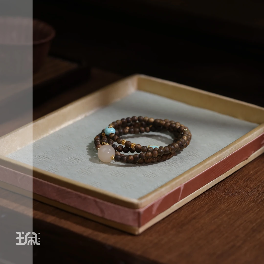 森玖|沉香*单串*18K镶嵌CYB25022510多样性发其一