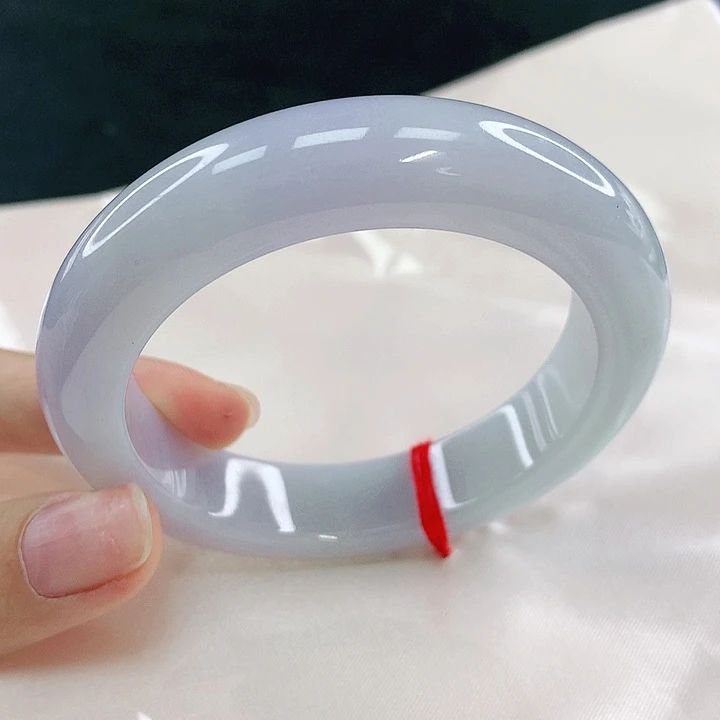 翡翠未镶嵌手镯圈53.7，79034